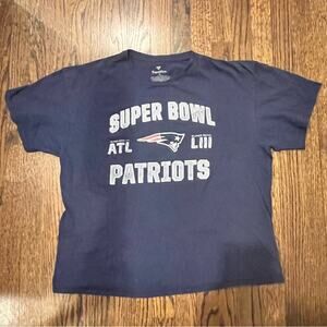 Patriots Super Bowl 2018 T Shirt Fanatics Atlanta NFL Football Men’s Size XL